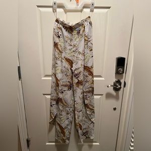 WO split leg pants, flowy wide leg